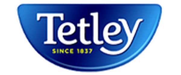 Tetley tea company logo in blue