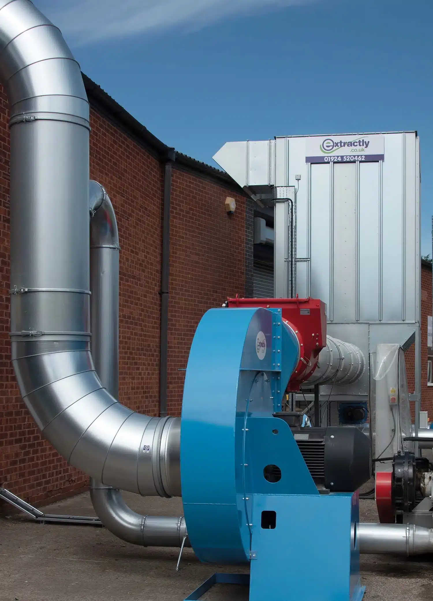 The Aagaard ASF 2 DAK XL ATEX filter unit is powered by a 45kW main fan to provide an airflow capacity of 20,000m3/hr.